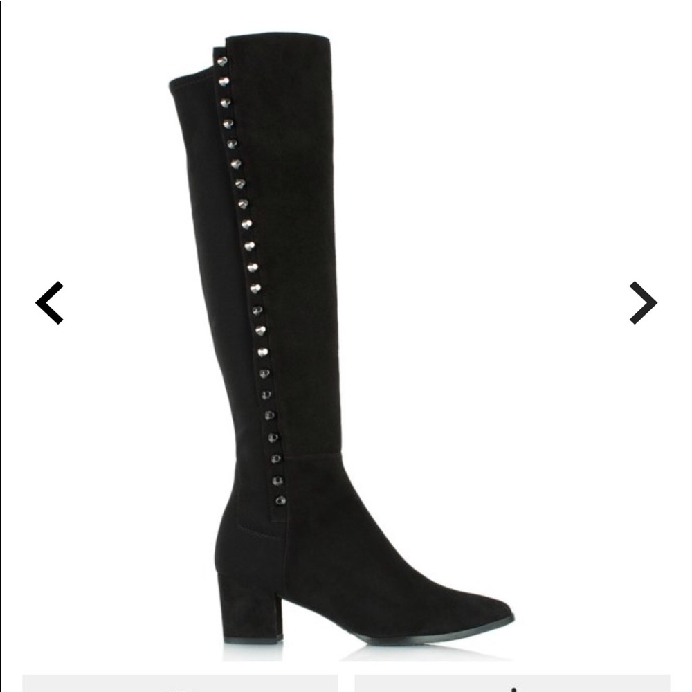 ISO!!! STUART WEITZMAN Ballast Suede Studded Boot!